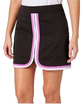 Lady Hagen Golf Skort Size 14 Black Pink White Tennis Pickleball Athletic